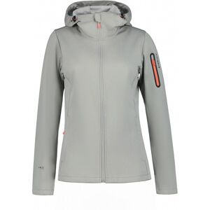 Icepeak Softshelljacke »D SOFTSHELLJACKE BRIDGEWATER«, mit Kapuze LIGHT GREY  40