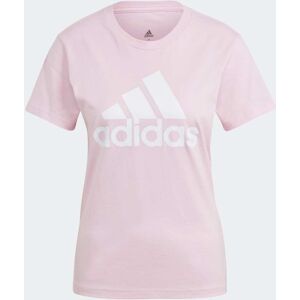 Adidas Sportswear T-Shirt »LOUNGEWEAR ESSENTIALS LOGO« Clear Pink / White  XL