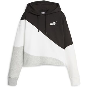 Kapuzensweatshirt »POWER CAT HOODIE FL« PUMA Black-Light Gray Heather  L