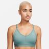 Nike Sport-BH »INDY WOMEN'S LIGHT-SUPPORT PADDED V-NECK SPORTS BRA« MINERAL/MINERAL/MINERAL/WHITE  L (40)