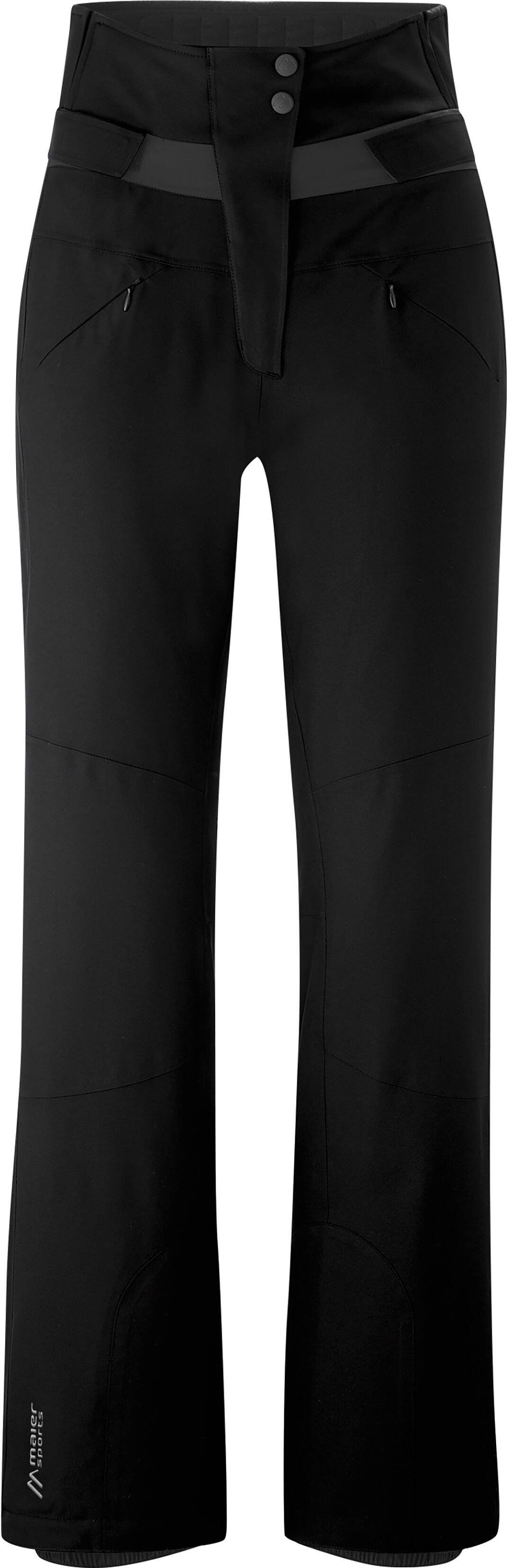 Maier Sports Skihose »Aleene«, Feminin geschnittene Skihose mit hohem Bund schwarz  34 36 38 40 42 44 46 48 50 52 54