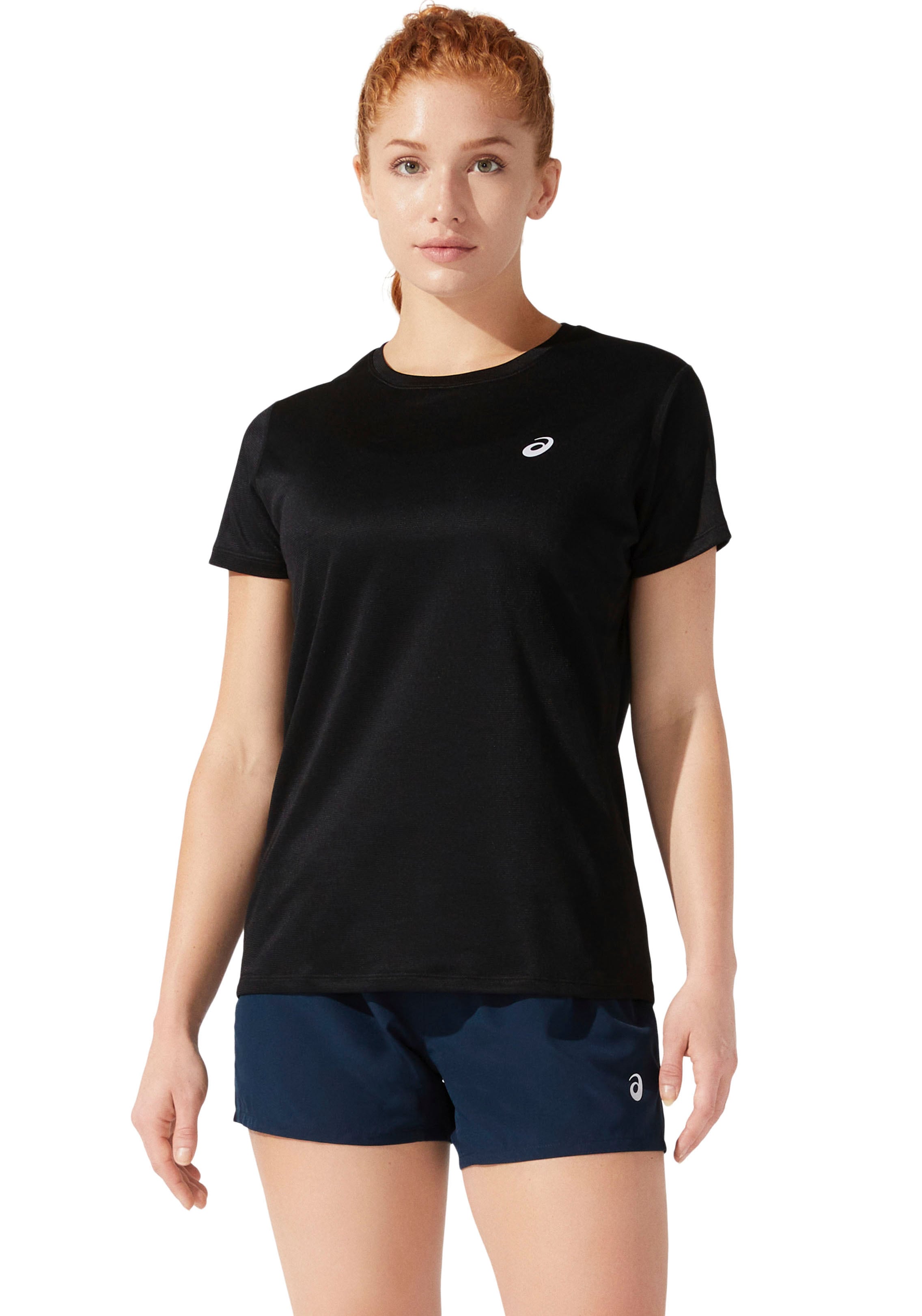 Asics Laufshirt »CORE SHORT SLEEVE TOP« schwarz  L M S XL XS