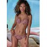 LASCANA Bikini-Hose »Holly«, seitlich zu binden bordeau x bedruckt  34