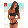 LASCANA Bügel-Bandeau-Bikini, mit edlen Ziersteinen am Cup schwarz  34 36 38 40 42