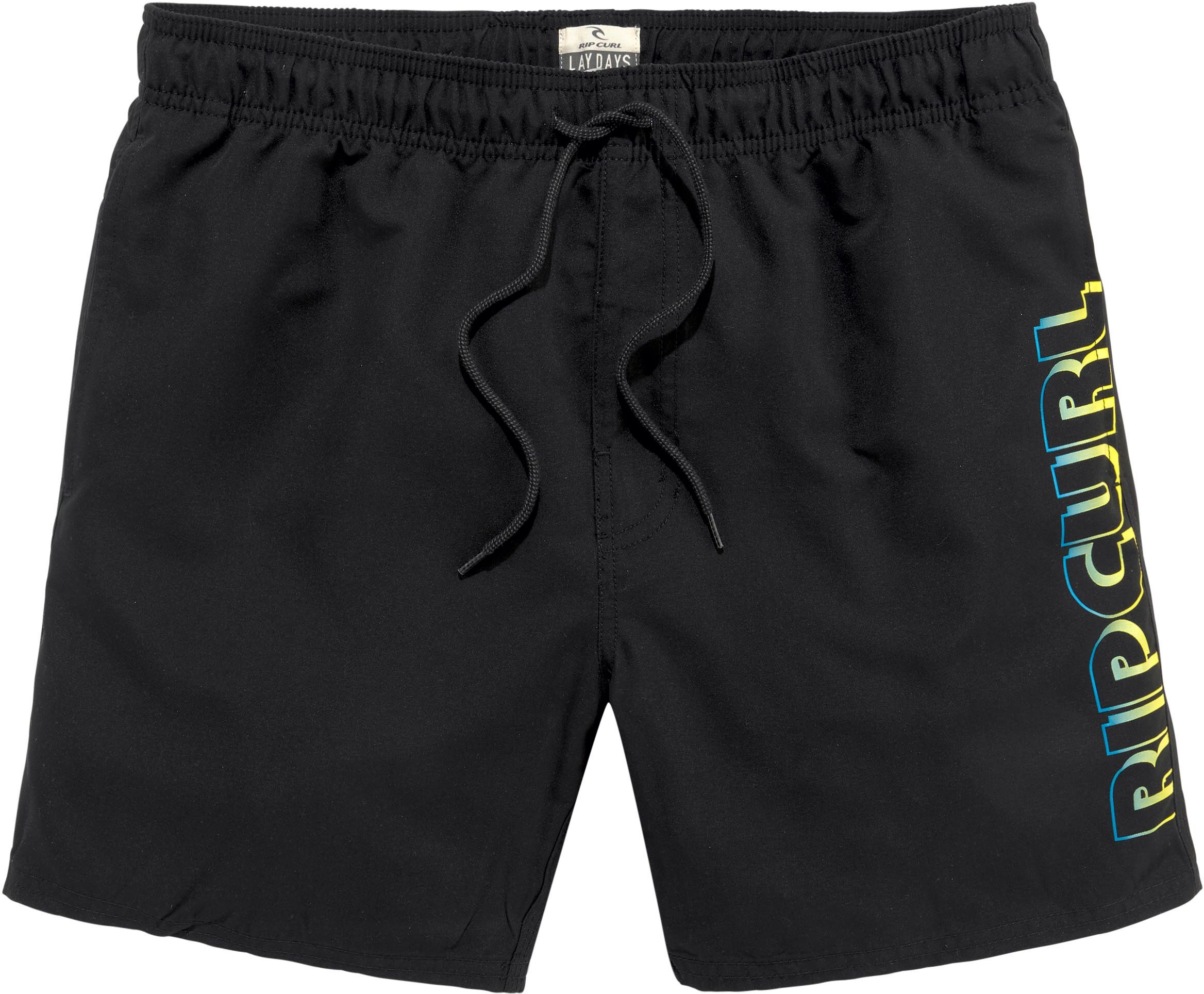 Rip Curl Badeshorts, mit Vintage-Schriftzug schwarz  L M S XL XXL