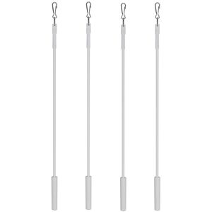 indeko Schleuderstab, (Set, 4 St.) weiss  Länge: 75 cm