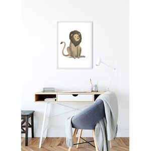 Komar Poster »Cute Animal Lion«, Tiere, (1 St.) bunt