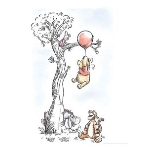 Komar Poster »Winnie Pooh Hang on«, Disney, (1 St.) bunt