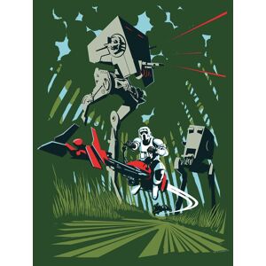 Komar Poster »Star Wars Classic Vector Endor«, Star Wars, (1 St.) bunt
