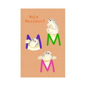 Komar Poster »ABC Animal M«, Buchstaben, (1 St.) bunt