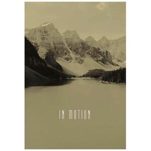 Komar Poster »Word Lake In Motion Sand«, Natur, (1 St.) bunt