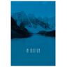 Komar Poster »Word Lake In Motion Blue«, Natur, (1 St.) bunt