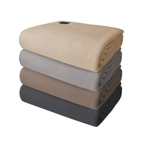 HOME FASHION Wohndecke »Fleece« taupe