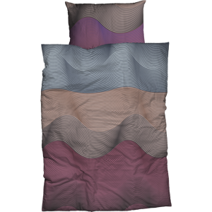 Nobilium Bettbezug »Corin, 100 % Baumwoll-Satin«, (1 St.) violett  B/L: 160 cm x 240 cm