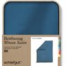 Schlafgut Bettbezug »Woven Satin«, (1 St.) Blue Mid  B/L: 155 cm x 220 cm