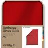 Schlafgut Bettbezug »Woven Satin«, (1 St.) Red Deep  B/L: 155 cm x 220 cm