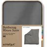 Schlafgut Bettbezug »Woven Satin«, (1 St.) Grey Mid  B/L: 200 cm x 200 cm