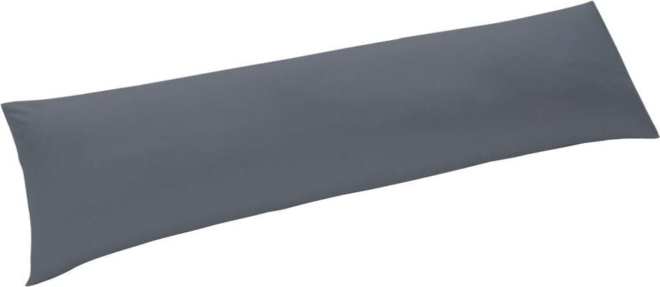 Schlafgut Kissenbezug »Seitenschläferkissen«, (1 St.), aus weichem Jersey mit... grau  1x 40x140 cm