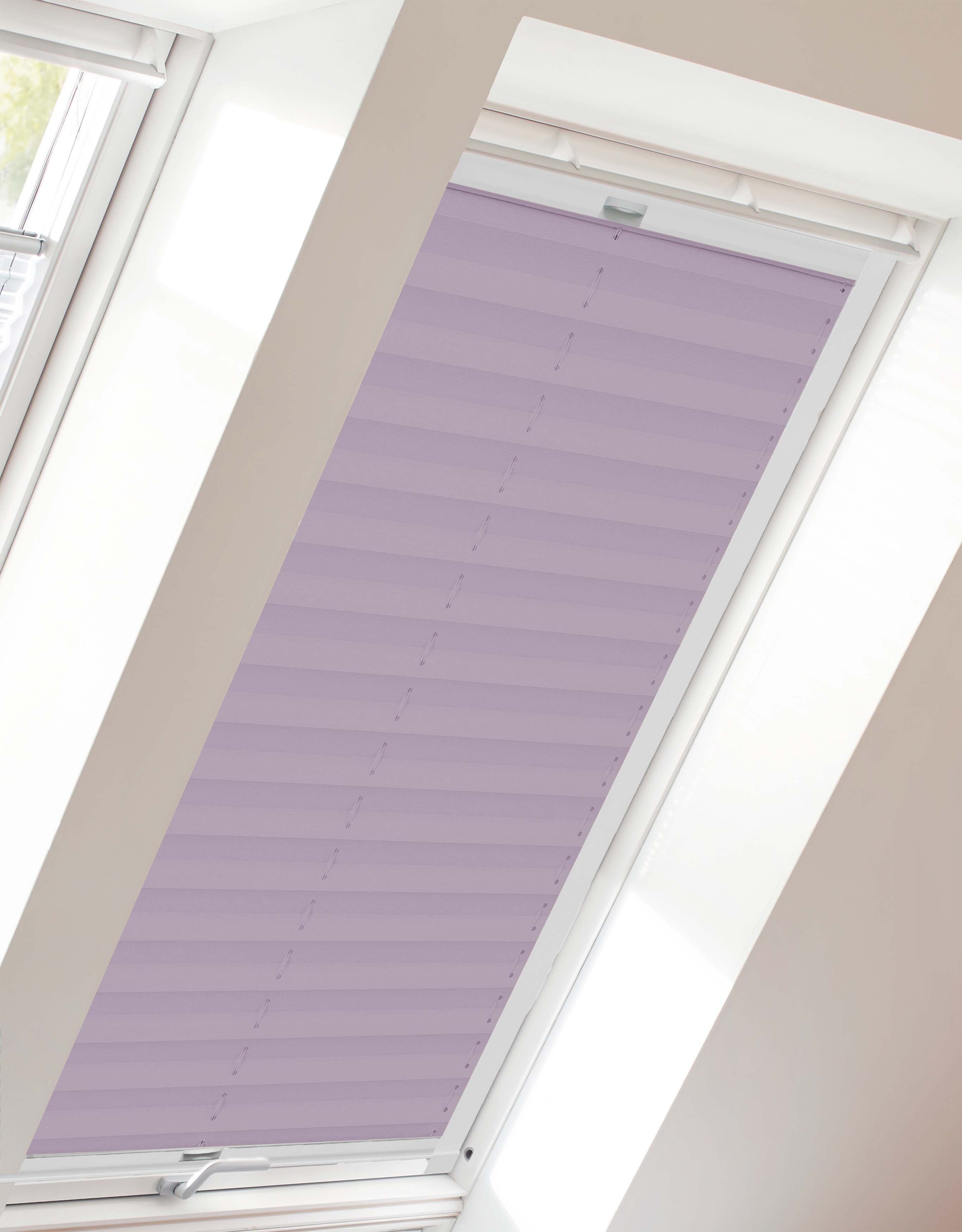 sunlines Dachfensterplissee »Classic Style Crepe«, Lichtschutz, verspannt,... lila