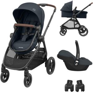 Maxi-Cosi Kombi-Kinderwagen »Maxi-Cosi Zelia3 Set Essential Graphite«, 22 kg silberfarben