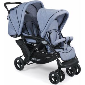 CHIC4BABY Geschwisterwagen »Duo, hellblau« hellblau