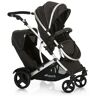 Hauck Geschwisterwagen »Duett 2 Blac«, 36 kg Schwarz