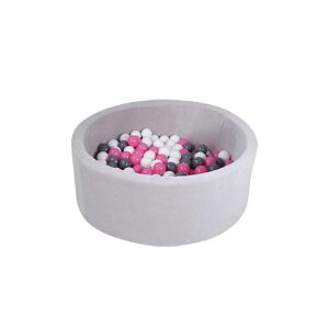 Knorrtoys® Bällebad »Grey 300 Bälle creme/grey/rose« weiss/grau/rosa