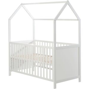 roba® Babybett »Hausbett 70x140 cm« weiss