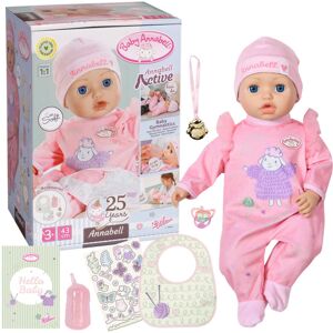 Baby Annabell Babypuppe »Interactive Annabell 43 cm« rosa