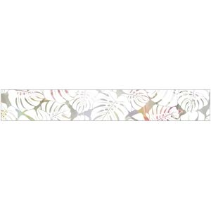 MySpotti Fensterfolie »Look Monstera white«, halbtransparent, glattstatisch... weiss  B/L: 30 cm x 200 cm