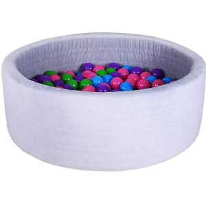 Knorrtoys® Bällebad »soft - Cosy geo Grey« Hellgrau