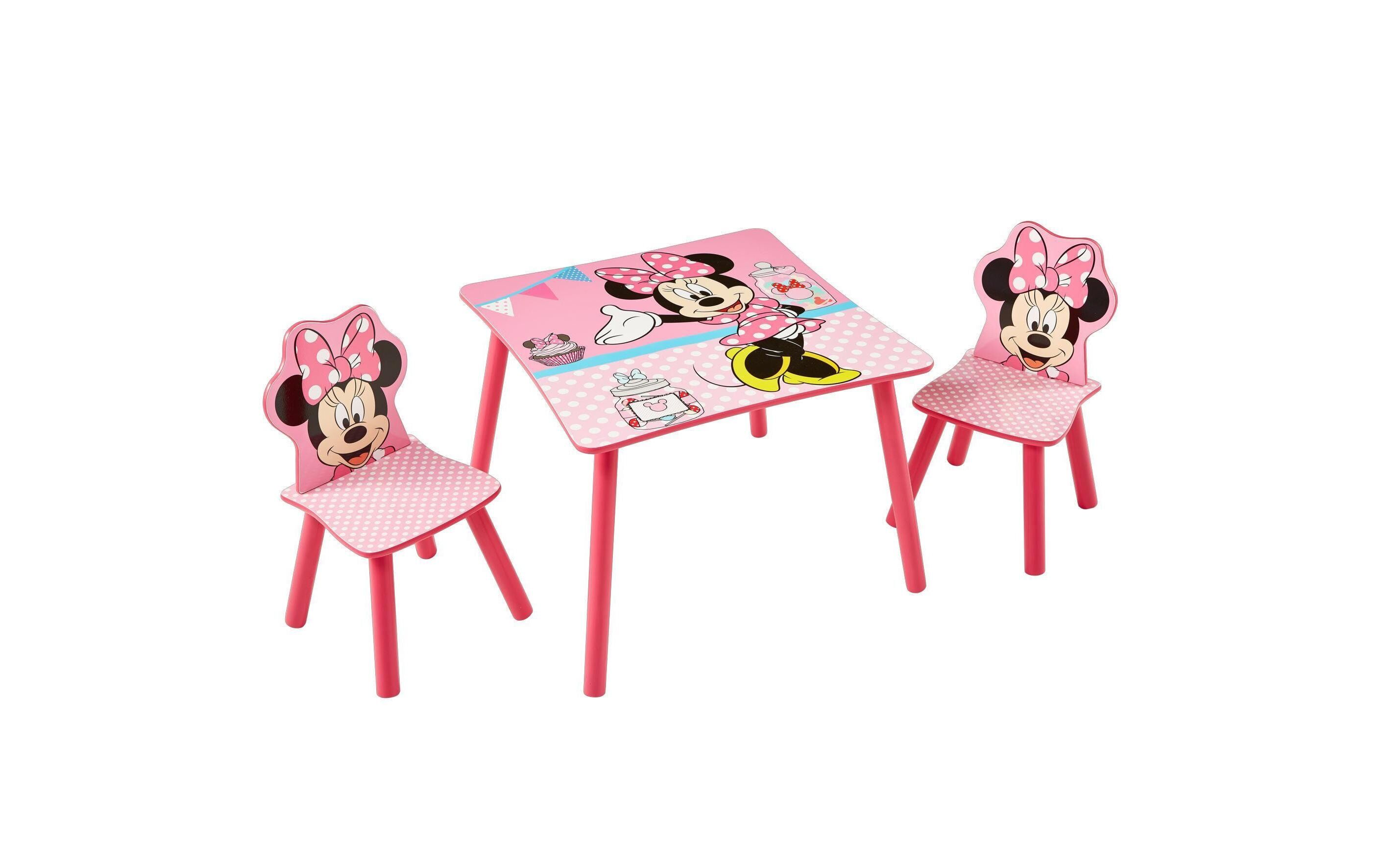 Moose Kindersitzgruppe »moose Kindertisch- und Stuhlset Dis« rosa