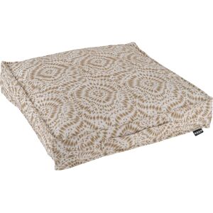 H.O.C.K. Palettenkissen »Badu Batik Steel Outdoor« natur/beige + gemustert  B/L: 50 cm x 50 cm