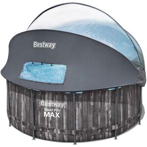 Bestway Pool »Steel Pro Max Frame Set Ø 366 x 122cm« Grau  Ø/B/H/L: 366 cm x Breite 366 cm x Höhe 122 cm x Länge 366 cm