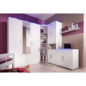 priess Jugendzimmer-Set, (Set, 5 St.) weiss