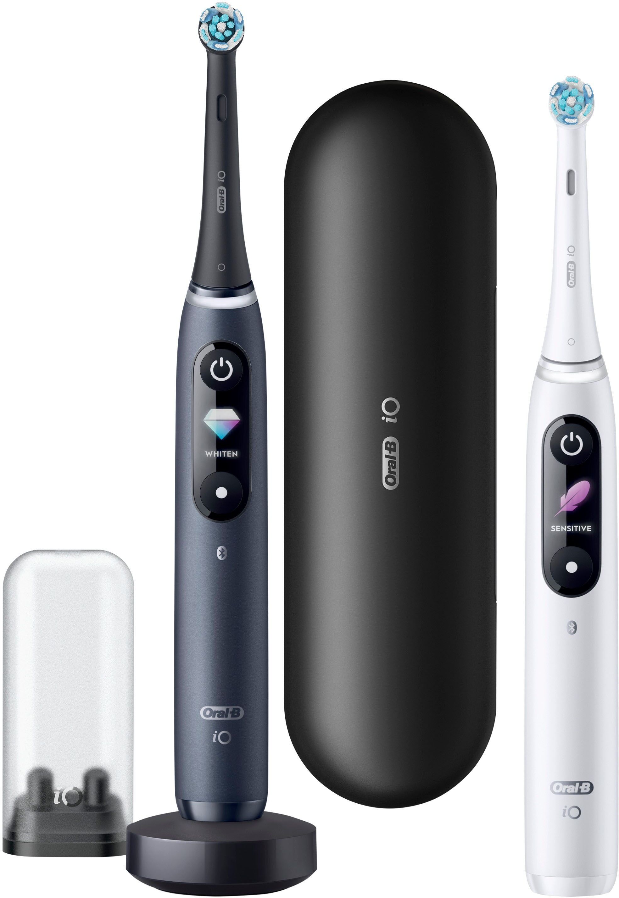 Oral B Elektrische Zahnbürste »iO Series 8N mit 2. Handstück«, 2 St.... schwarz-weiss