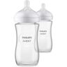 Philips AVENT Babyflasche »Natural Response 2er Set 260 ml«, (2 tlg.) Transparent, weiss  260 ml