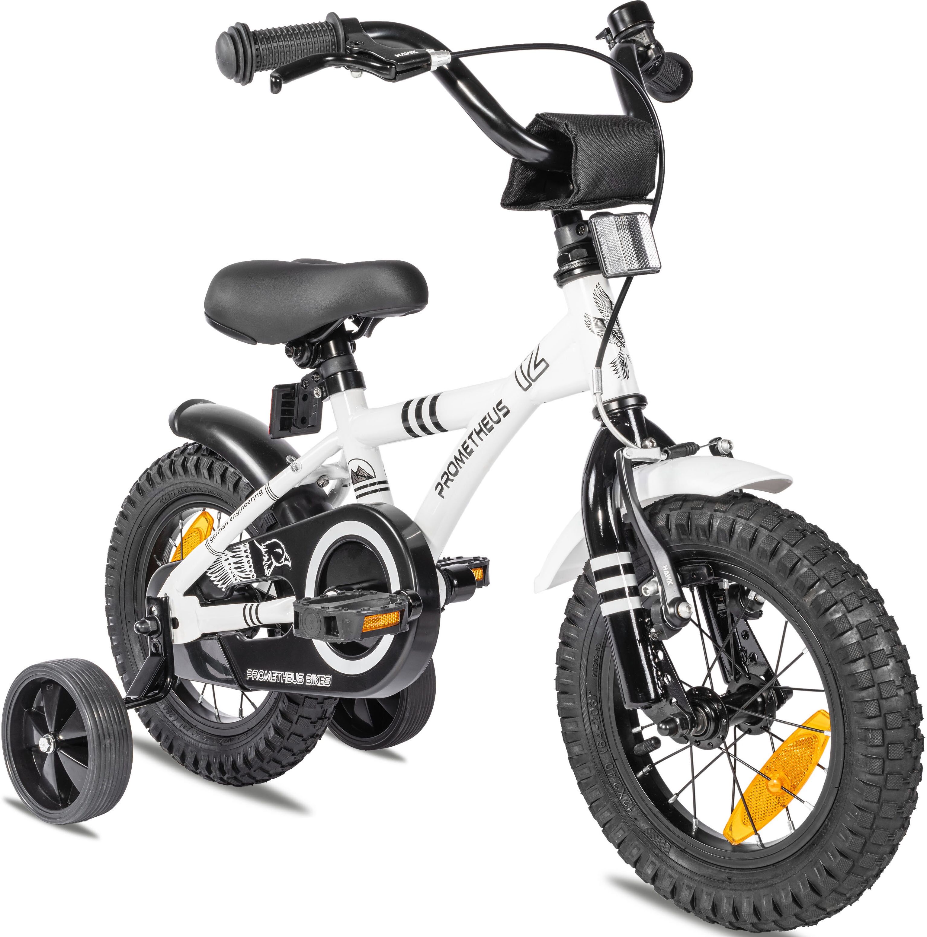 PROMETHEUS BICYCLES Kinderfahrrad »Hawk«, 1 Gang weiss