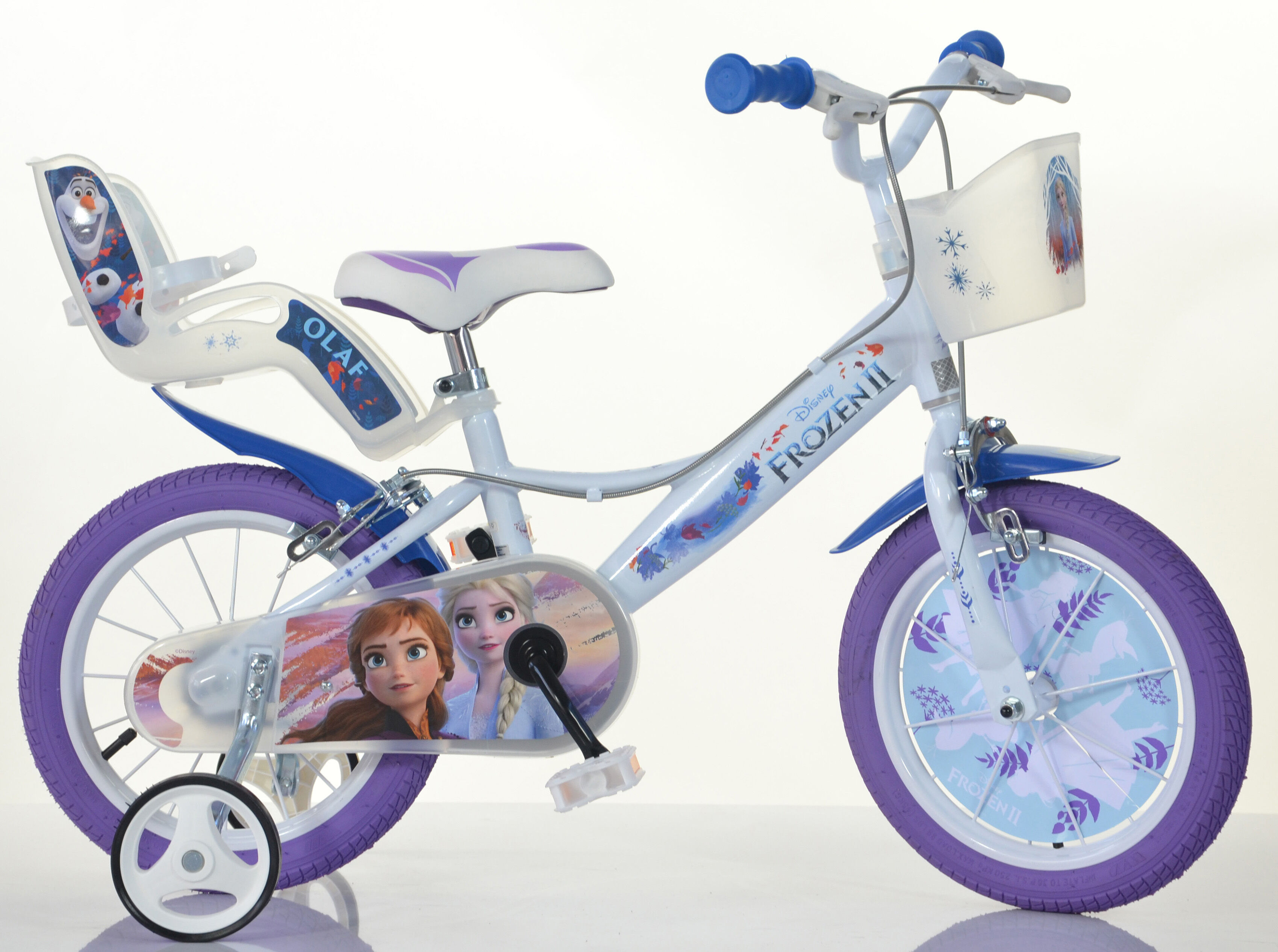 Dino Kinderfahrrad »Frozen«, 1 Gang weiss  RH 28 cm