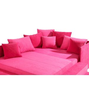 Maintal Dekokissen rosa + unifarben  B/L: 40 cm x 40 cm