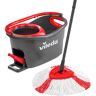 Vileda Bodenwischer-Set »Turbo Easy Wring & Clean«, ideal für Laminat,... schwarz/rot/weiss