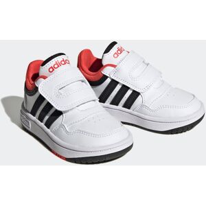 Adidas Sportswear Sneaker »HOOPS 3.0 CF I« Cloud White / Core Black / Bright Red  24