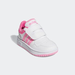 Adidas Sportswear Sneaker »HOOPS« Cloud White / Bliss Pink / Pulse Magenta  22