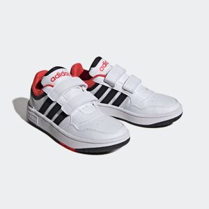 Adidas Sportswear Sneaker »HOOPS« Cloud White / Core Black / Bright Red  35
