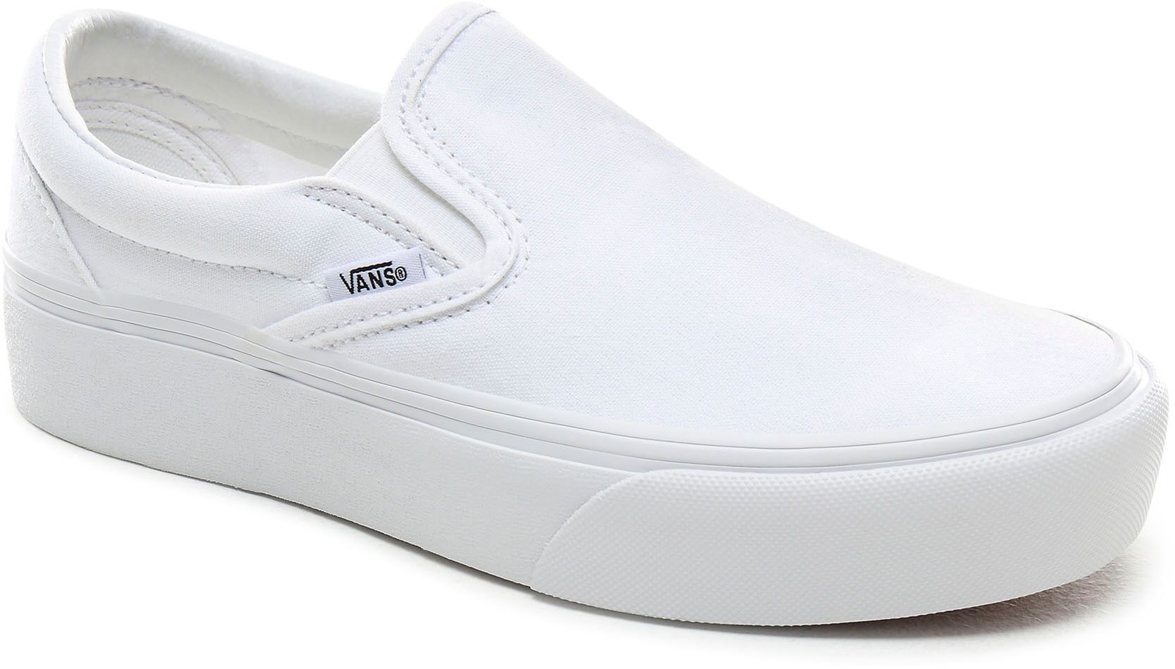 Vans Sneaker »Classic Slip-On Platform« weiss  36,5 36 37 38,5 38 39 40 41 42