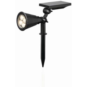 STT LED Gartenleuchte »Solar Motion Spot«, 4 flammig-flammig Schwarz