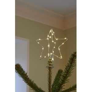 Sirius Christbaumschmuck »LED Baumspitze silberfarben« transparent