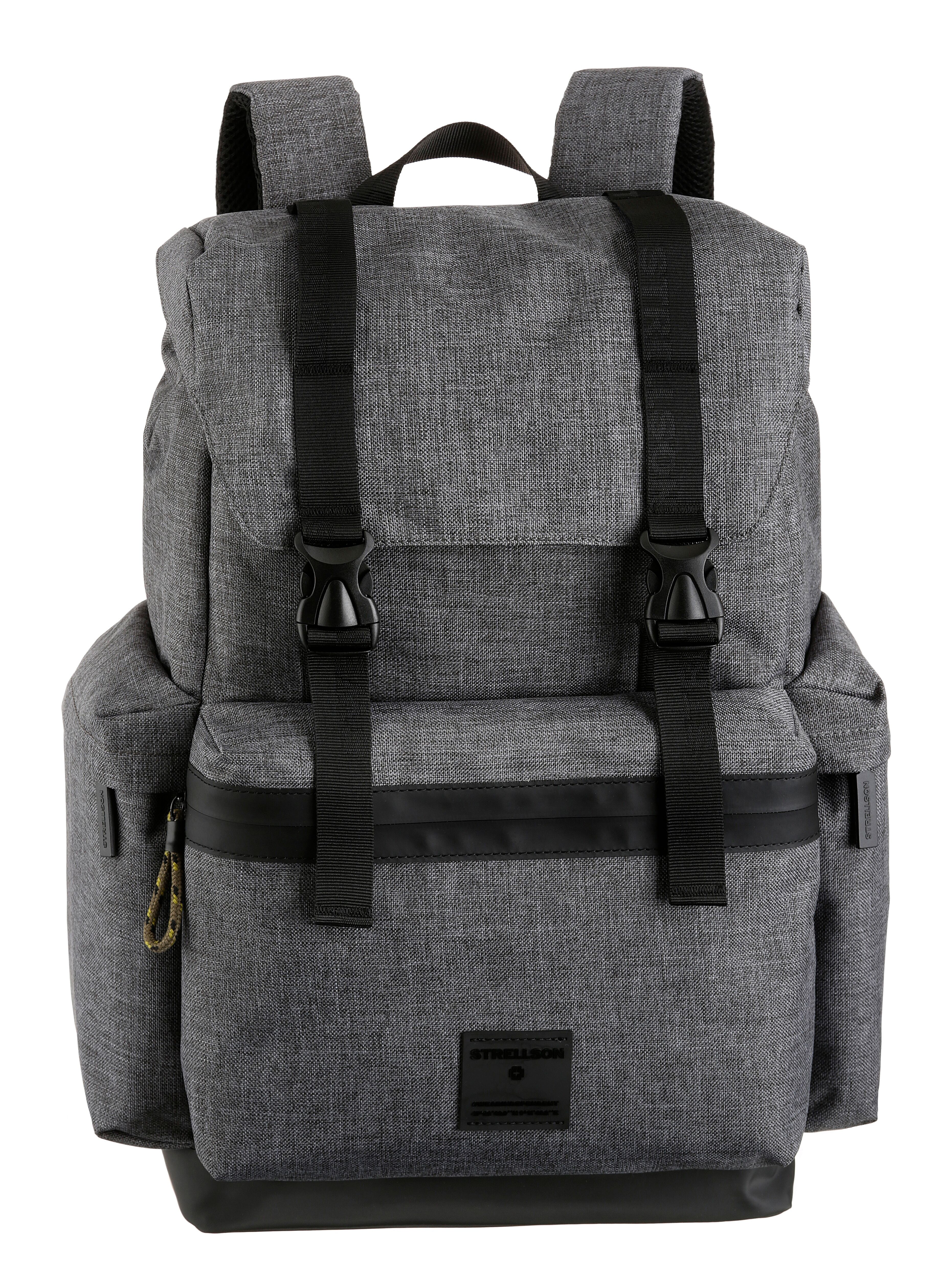 Strellson Cityrucksack »northwood 2.0 backpack lvf 1«, perfekt für Uni oder... grau