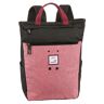 KangaROOS Cityrucksack, kann auch als Tasche getragen werden pink-schwarz  B/H/T: 23 cm x 37 cm x 16 cm
