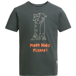 Jack Wolfskin T-Shirt »MORE HUGS T K« slate green  140